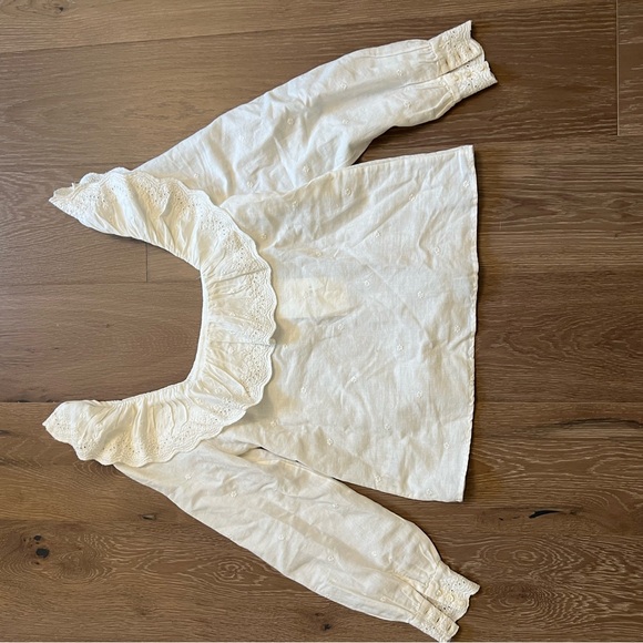 NWT Franceska blouse size 4 (36) in Ecru. - Picture 2 of 6